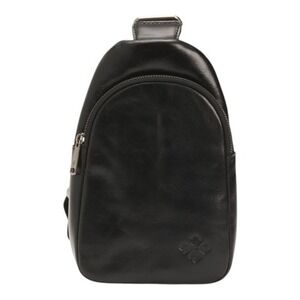 Patricia Nash Sling Bag Genuine‎ Leather Marisol Crossbody Bag Black